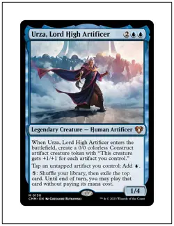 1x Urza, Lord High Artificer, Commander Masters, Magic the Gathering MTG NM - Image 1