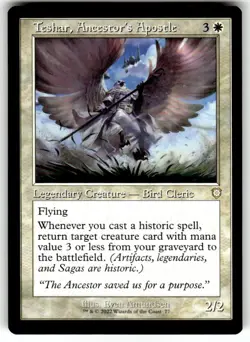 Teshar, Ancestor's Apostle (Retro Frame) Commander: the Brothers' War MTG - Image 1