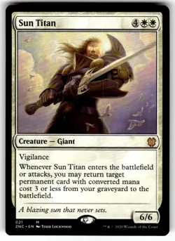 Sun Titan Commander: Zendikar Rising Regular MTG - Image 1