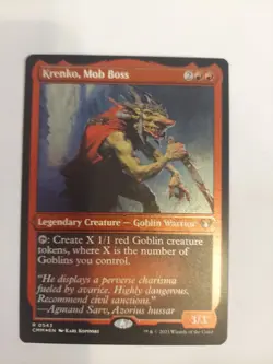 Krenko, Mob Boss (Foil Etched) Commander Masters Foil - Image 1