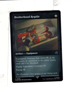 MTG SkeenAB Brotherhood Regalia ETCHED from ACR. NM. - Image 1