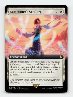 Summoner's Sending (Extended Art) FINAL FANTASY Magic The Gathering MTG Card - Image 1