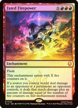 Fated Firepower Foil Avatar: The Last Airbender NM MTG - Image 1