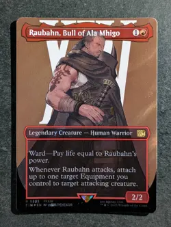 2025 Magic The Gathering RAUBAHN, BULL OF ALA MHIGO #0533 Final Fantasy Surge - Image 1