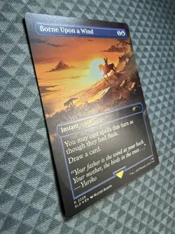MTG Borne Upon a Wind #2228 Rainbow Foil Rare Secret Lair Drop Series (SLD) - Image 2