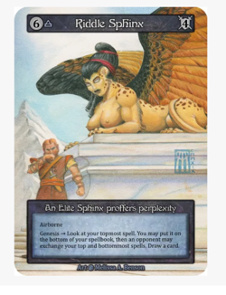 Riddle Sphinx Elite Beta Sorcery Contested Realm - Image 1