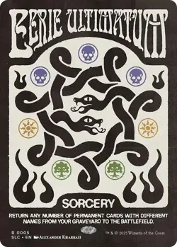 1x Eerie Ultimatum MTG Encyclopedia Of Magic Secret Lair NM - Image 1