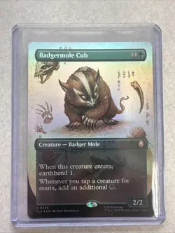 Badgermole Cub Borderless Foil Near Mint - Image 1