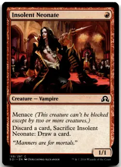MTG Insolent Neonate C Shadows over Innistrad 168 LP - Image 1