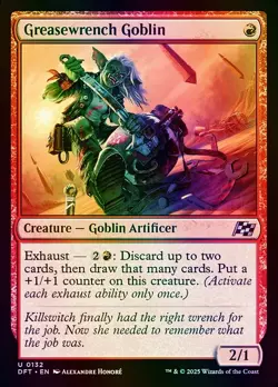 Greasewrench Goblin Aetherdrift NM MTG Foil - Image 1