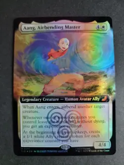 Aang, Airbending Master (Extended Art Foil) Mythic MTG Avatar Eternal - Image 1