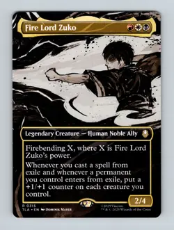 MTG: TLA 315 Fire Lord Zuko (Borderless) Normal NM - Image 1
