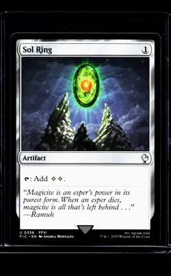 2025 MTG Magic the Gathering FIC Final Fantasy Commander #356 Sol Ring - Image 1
