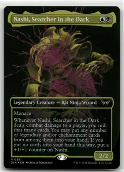 Nashi, Searcher in the Dark (Showcase) 361 Foil MTG Duskmourn Magic - Image 1