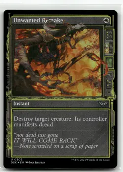 Unwanted Remake (Showcase) 306 Foil MTG Duskmourn Magic - Image 1