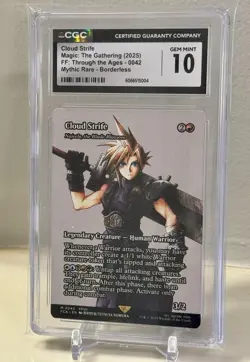 Cloud Strife 0042 Graded 10 CGC PSA Najeela, the Blade-Blossom Final Fantasy MTG - Image 1