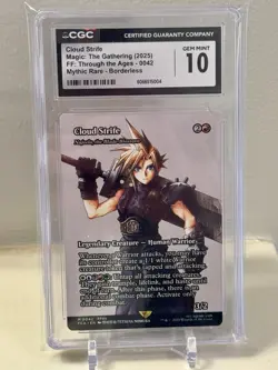 Cloud Strife 0042 Graded 10 CGC PSA Najeela, the Blade-Blossom Final Fantasy MTG - Image 2