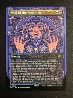 Wail of the Forgotten (Borderless) 343 - R - The Lost Caverns of Ixalan - Normal - Image 1