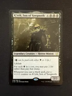 K'rrik, Son of Yawgmoth 18 - R - Commander 2019 - Normal - MTG - LP - Image 1
