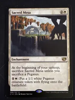 1x Sacred Mesa (086) Commander 2014 MP MTG Magic the Gatehring x1 MKE - Image 1