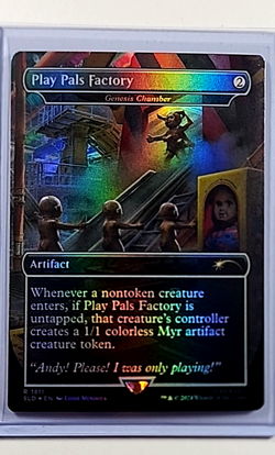 MTG Magic the Gathering SLD Secret Lair Drop Child's Play Foil Play Pals Factory - Image 1