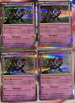 4x Munkidori 044/131 X4 - Prismatic Evolutions - Pokemon TCG - Playset NM - Image 1