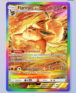 Flareon Rainbow Rare 2?, Pokemon TCG Pocket, Eevee Grove, English - Image 1