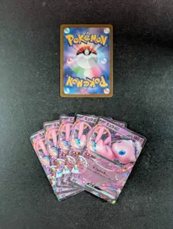 2023 Pokemon MEW EX #076/190 Shiny Treasures EX Double Rare Japanese Lots Of 6 - Image 2