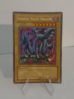 Yugioh Serpent Night Dragon MRL-103 Secret Rare Original Print HP/MP - Image 1