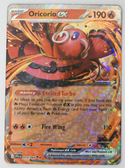 2025 Pokemon MEGA Evolution Phantasmal Flames ORICORIO ex card no. 18/94 NM - Image 1