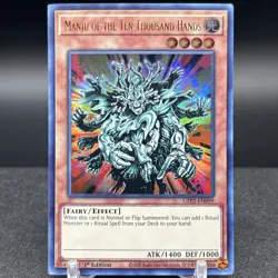 Manju of the Ten Thousand Hands GFP2-EN099 1st Edition Ultra Rare Yugioh Card - Image 1