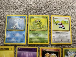 Lot of 11 German 1999 Pokemon Base Set 1st Edition Cards Mostly NM-LP - Image 3