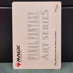 52 Tifa, Martial Artist Final Fantasy Art Series MTG NM Card 52/53 Cornelius - Image 2