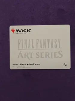 Delivery Moogle - Art Series Final Fantasy - NM - MTG Magic - Art Card - Image 2