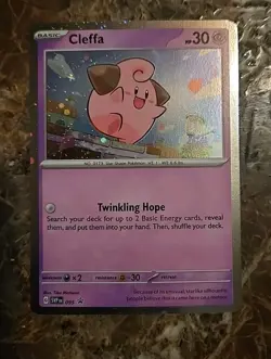 Cleffa 095 Scarlet & Violet Black Star Promo Card Pokemon TCG Single Card - Image 1
