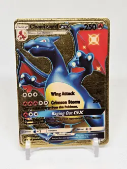 Charizard GX Shining Gold Texture Card SV49/SV94 Custom Card Foil (Played/HP) - Image 1
