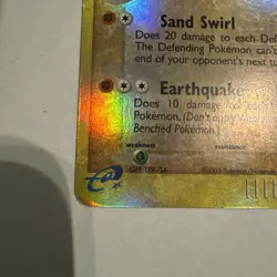 Sandslash 21/100 Reverse Holo EX Sandstorm Pokemon TCG Card - Image 4
