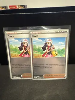 Dawn 087/094 Reverse Holo Phantasmal Flames Near Mint (NM) x2 (two cards) - Image 1