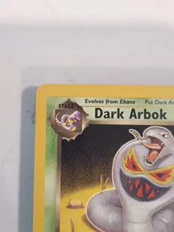 Dark Arbok 19/82 W Stamp Team Rocket 2000 WOTC Vintage Pokemon Card NM Tcg - Image 5