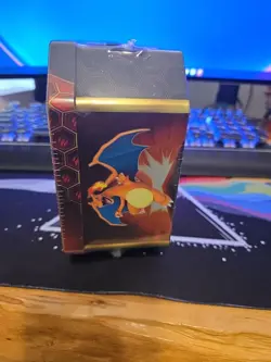 Pokemon SM11.5 Hidden Fates GX Tin-Charizard Cards & 4 Booster Pack 728192506345 - Image 4