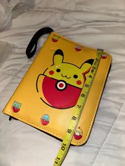 Card Binder Yellow Pokemon Baby Pikachu in Pokeball 4 Pocket 50 Pages - Image 3