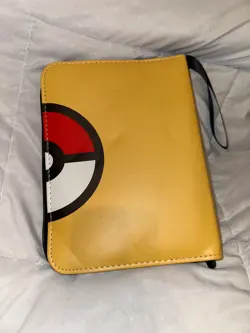 Card Binder Yellow Pokemon Baby Pikachu in Pokeball 4 Pocket 50 Pages - Image 4