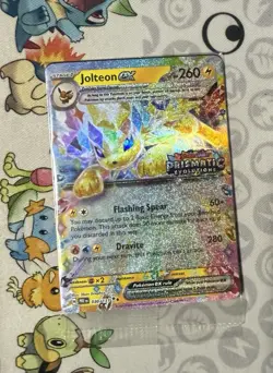 Jolteon Ex 030/131 SEALED Prismatic Evolutions Stamped Promo Pokemon Card TCG - Image 1