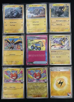Pokemon Electric Type Card lot, NM - Image 1