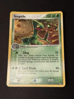 Cosmos HOLO Sceptile 4/17 Promo POP Series 1 Pokemon Card 2004 Near Mint - Image 1