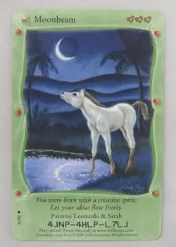 Bella Sara TCG - Baby Bella - Moonbeam - 31/92 Card (NM) - Image 1
