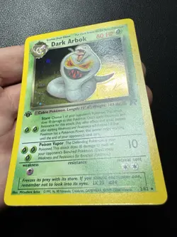 Dark Arbok 2/82 Holo 1st Edition 1999-2000 Team Rocket Pokemon Card TCG NM - Image 4