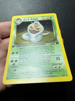 Dark Arbok 2/82 Holo 1st Edition 1999-2000 Team Rocket Pokemon Card TCG NM - Image 5
