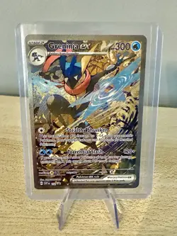 Pokemon TCG Greninja EX 132 Scarlet & Violet Black Star PROMO Card Near Mint! - Image 1