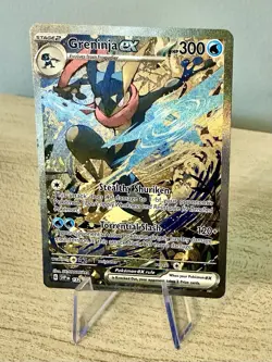 Pokemon TCG Greninja EX 132 Scarlet & Violet Black Star PROMO Card Near Mint! - Image 4